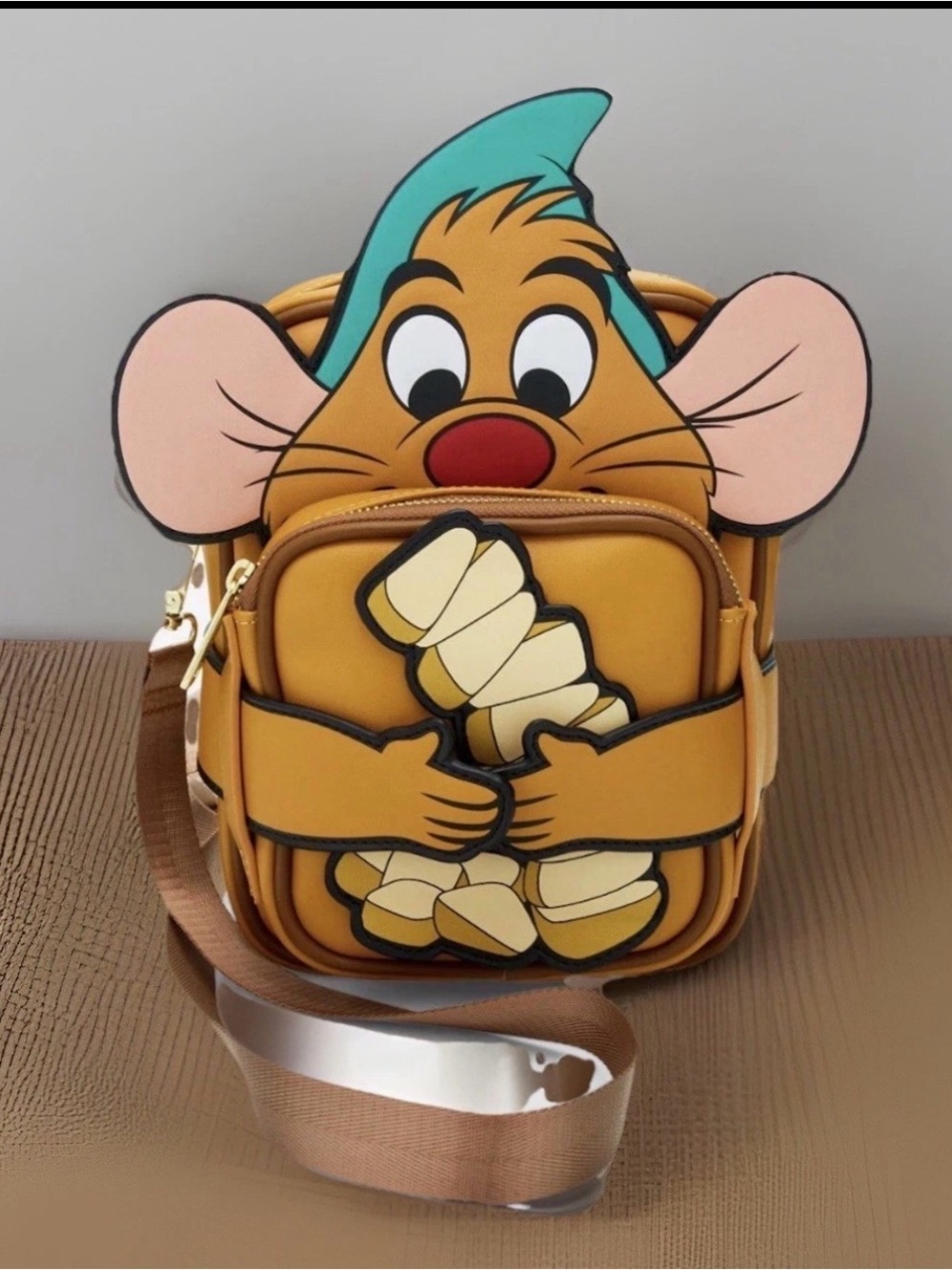 NEW Loungefly Disney Cinderella 75th Anniversary Crossbody Bag Gus Crossbuddies